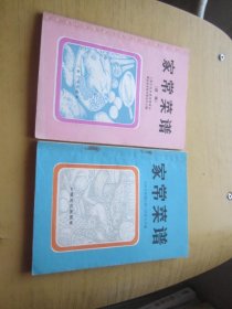 家常菜谱(续编)家常菜谱 2本合售