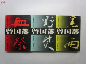 曾国藩 长篇历史小说 全3卷（第一部血祭，第二部野焚，第三部黑雨）