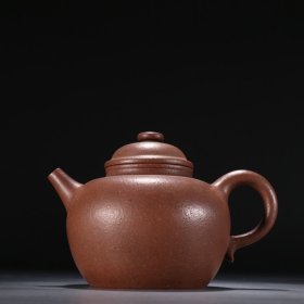 时大彬款 紫砂茶壶。