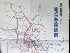 天津市市区电汽车线路图