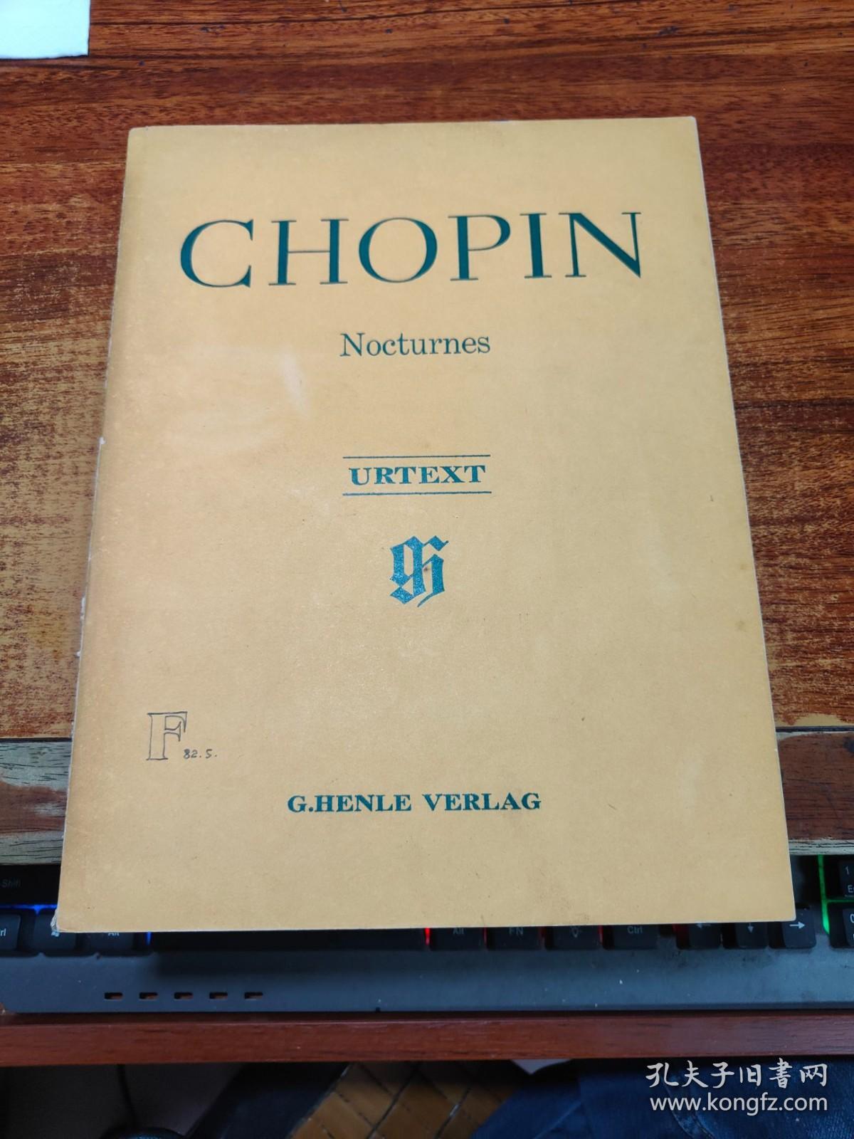 CHOPIN Nocturnes 肖邦夜曲集 钢琴谱