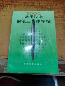 5000常用汉字钢笔三体字帖