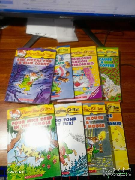 Geronimo Stilton (2、3、4、5、7、8、9、10）八册合售