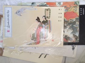 荣宝斋画谱6本合售 52刘凌沧工笔人物，29吴光宇人物，14董寿平山水，49吴作人翎毛走兽，181溥佐花卉动物，2周天民工笔花鸟