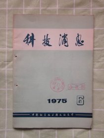 科技消息1975年6期（乙烯利催熟烟叶效果好，几种碳素新材料，芝蕉枯痔液治疗痔疮效果好，等内容）