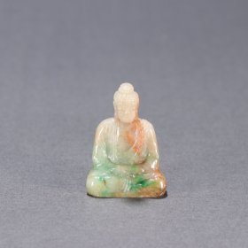 旧藏 翡翠如来佛
