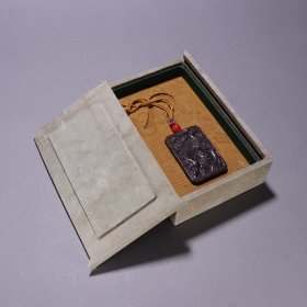 清 松下对弈牌