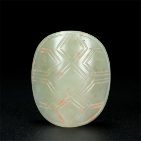 旧藏，和田玉龟背龟甲，