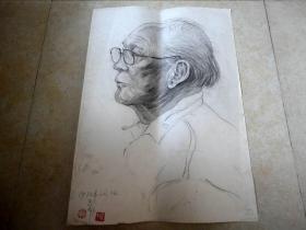 93老素描--53厘米*38厘米