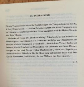 Heinrich Heine: Werke in vier Bänden, Dritter Band