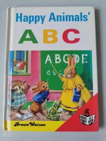 1988年出版 小精装 Happy Animals’ A B C 1*