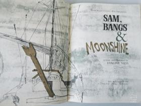 1966年第一版 获奖绘本 中开 Sam, Bangs & Moonshine by Evaline Ness 1*