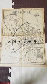 上海战局进展略图 大阪朝日新闻 1932年