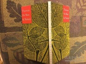 Thoreau: On Man and Nature梭罗论人与自然，1960首版精装小册子，含精美插图