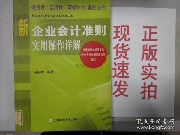 新企业会计准则实用操作详解