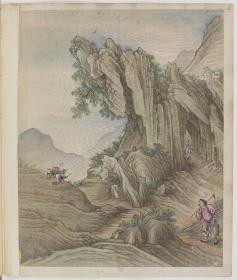 【现代喷绘工艺品】采茶种茶制茶贸易图 中国自然历史绘画 外销画 约绘制于十八世纪