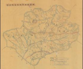 【现代喷绘工艺品】佛冈县调整乡镇区域详图 广东老地图58x70厘米 防水涂层宣纸高清彩喷拓本碑贴书画手卷长卷装饰画真迹原大复制
