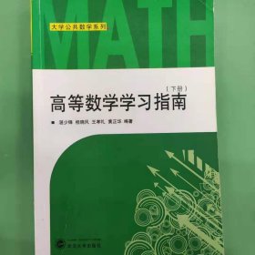 大学公共数学系列：高等数学学习指南（下册）