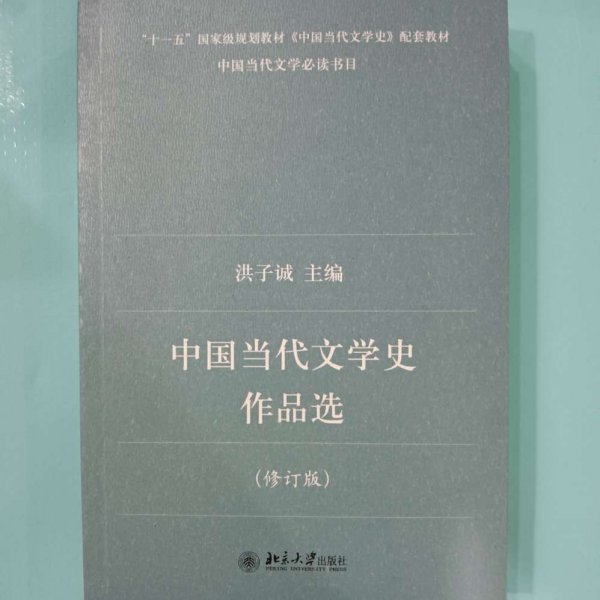 中国当代文学史作品选