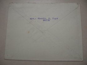 德意志第三帝国 1941年3月22日 德国 军邮 军事邮件 免资 实寄封附信函 信札 1枚  销纳粹鹰徽戳