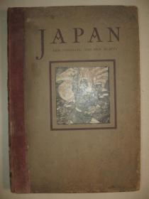 英文原版  1904年《Japan-her strength and her beauty》（日本的力与美）珂罗版精印   八开巨大开本 硬面精装
