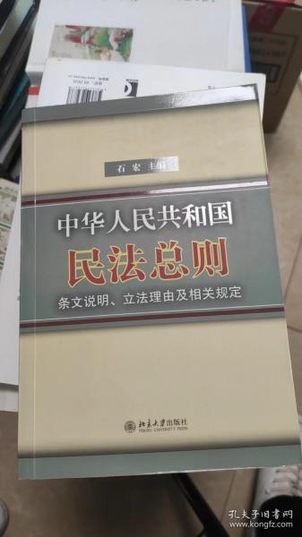 中华人民共和国民法总则条文说明立法理由及相关规定