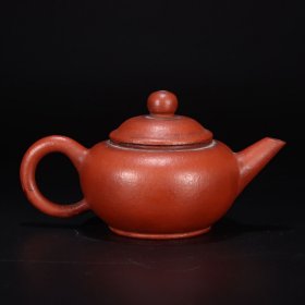 旧藏 老紫砂壶 尺寸：长11.5cm宽6.5cm高6cm重112克