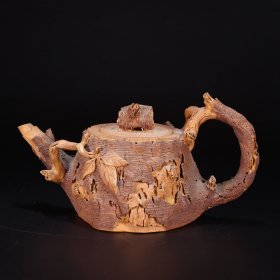 旧藏 老紫砂壶 尺寸：长15cm宽8.5cm高8cm重254克