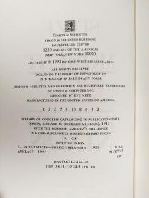 美国前总统 理查德·米尔豪斯·尼克松Richard Nixon 限量签名珍藏版《Seize the Moment：America's Challenge in a One Superpower World》限量250部之第47号，1992年出版，精装本 附函套，英文原版