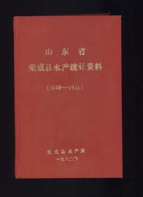 山东省荣成县水产统计资料1949-1981