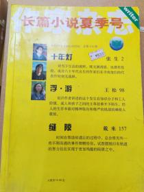 《作家 长篇小说》20005年夏季号 内有：张生（同济大学人文学院教授、文化产业系主任、博士生导师。因在2011年7月份刊登《张生：周立波在达人秀上秀出了什么》而出现在公共视域中。）《十年灯》、王松《浮 游》、戴来《缝隙》