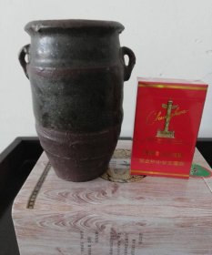 宋宣州窑双系竹节罐-88