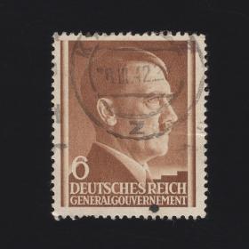 二战德国人物邮票-希特勒 信销上品 如图483