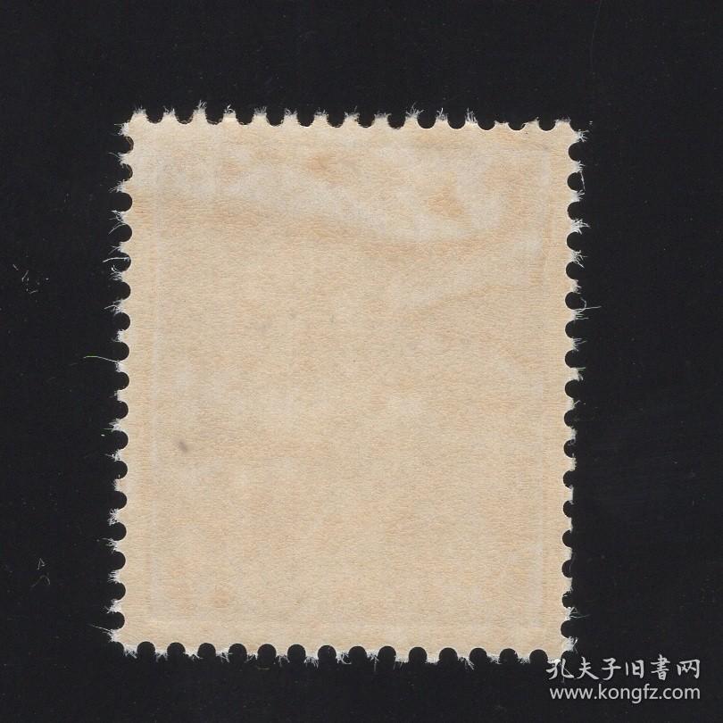 德国1941年邮票 二战时间 希特勒元首 人物邮票 6芬妮 1枚 雕刻版 原胶上品 背胶有瑕疵193