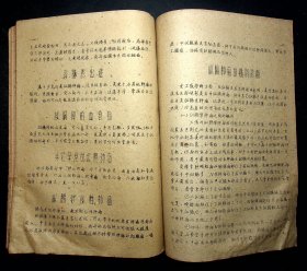 油印；1960年南京市结核病防治院放射线训练班《纵隔疾患》