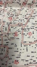 【提供资料信息服务】《江西省地图》清代江西省老地图，光绪31年大清帝国《江西省地图》（原图高清复制） ，规格 35X45CM,纸质为库存30年道林纸，繁体竖版。