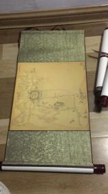 【提供资料信息服务】江南省《长洲县山水地舆图》（原图高清复制） 清代风格彩绘苏州市老地图长洲县地图苏州市旧地图苏州市古代地图长洲县志舆图，原图两面，繁体竖版，无落款，绘者不详，如需文字面，请联系客服。