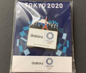 2020年东京奥运徽章 赞助商三星GALAXY 富士山