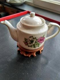 老瓷茶壶 老茶壶小瓷茶壶 老茶具老茶壶收藏包老美品
