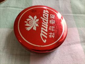 老香粉盒上海日化四厂牡丹香粉盒怀旧老物件