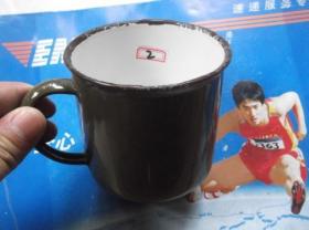包老怀旧老的搪瓷杯子瓷厚实有磕碰掉漆友回忆2