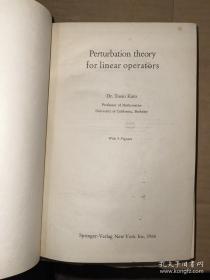 Perturbation Theory for Linear Operators 线性算子的扰动理论 英文 小16开 精装