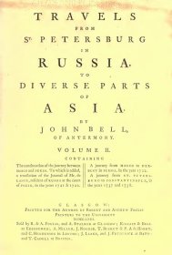 【提供资料信息服务】从圣彼得堡到亚洲各地旅行记  Travels from St. Petersburg, in Russia, to diverse parts of Asia（英文版，全2卷）1762年