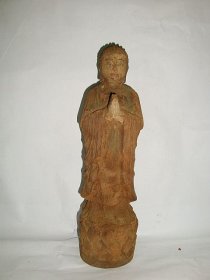 明代木雕佛像··