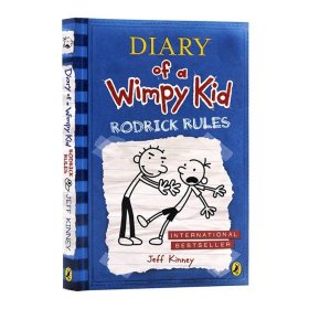 小屁孩日记2 英文原版 Diary of a Wimpy Kid 2: Rodrick Rules 罗德里克法则 英文版 英语书 儿童英语图画故事书 漫画 儿童文学