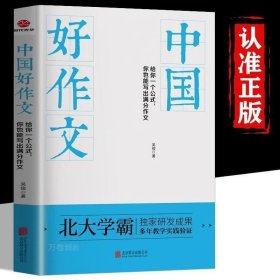 正版 中国好作文 给你一个公式你也能写出满分作文 初高中学生中考高考满分作文写作技巧大全学霸一看就能写的北大附中创意写作课书籍