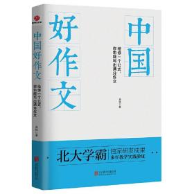 中国好作文 给你一个公式你也能写出满分作文 初高中学生中考高考满分作文写作技巧大全学霸一看就能写的北大附中创意写作课书籍