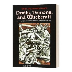 正版 魔鬼 恶魔和巫术插图集 Devils Demons and Witchcraft 英文原版艺术画册读物 进口英语书籍 9780486227511
