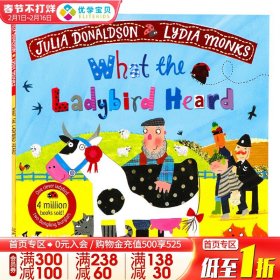 小瓢虫听见了什么 英文原版绘本What the Ladybird Heard 名家Julia Donaldson朱莉娅唐纳森 儿童启蒙认知小瓢虫听故事Lydia Monks