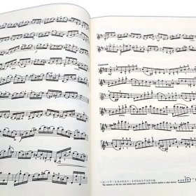 巴赫6首小提琴无伴奏奏鸣曲和组曲六首小提琴谱乐谱曲谱书带弓法指法上海音乐出版社